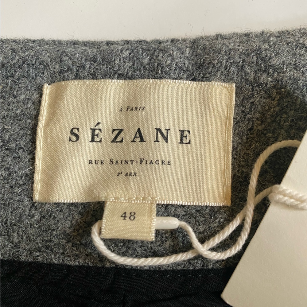 New Sézane Damon Wool Trousers New With Tags Sz 16 - Picture 7 of 9